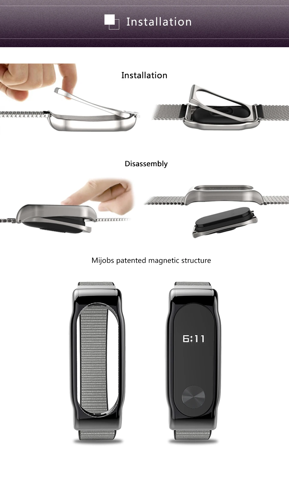 Нейлоновый ремешок mi band 2 ремешок для Xiaomi mi Band 2 наручный ремешок для mi Band 2 Смарт-часы mi band 2 спортивный браслет часы D.16