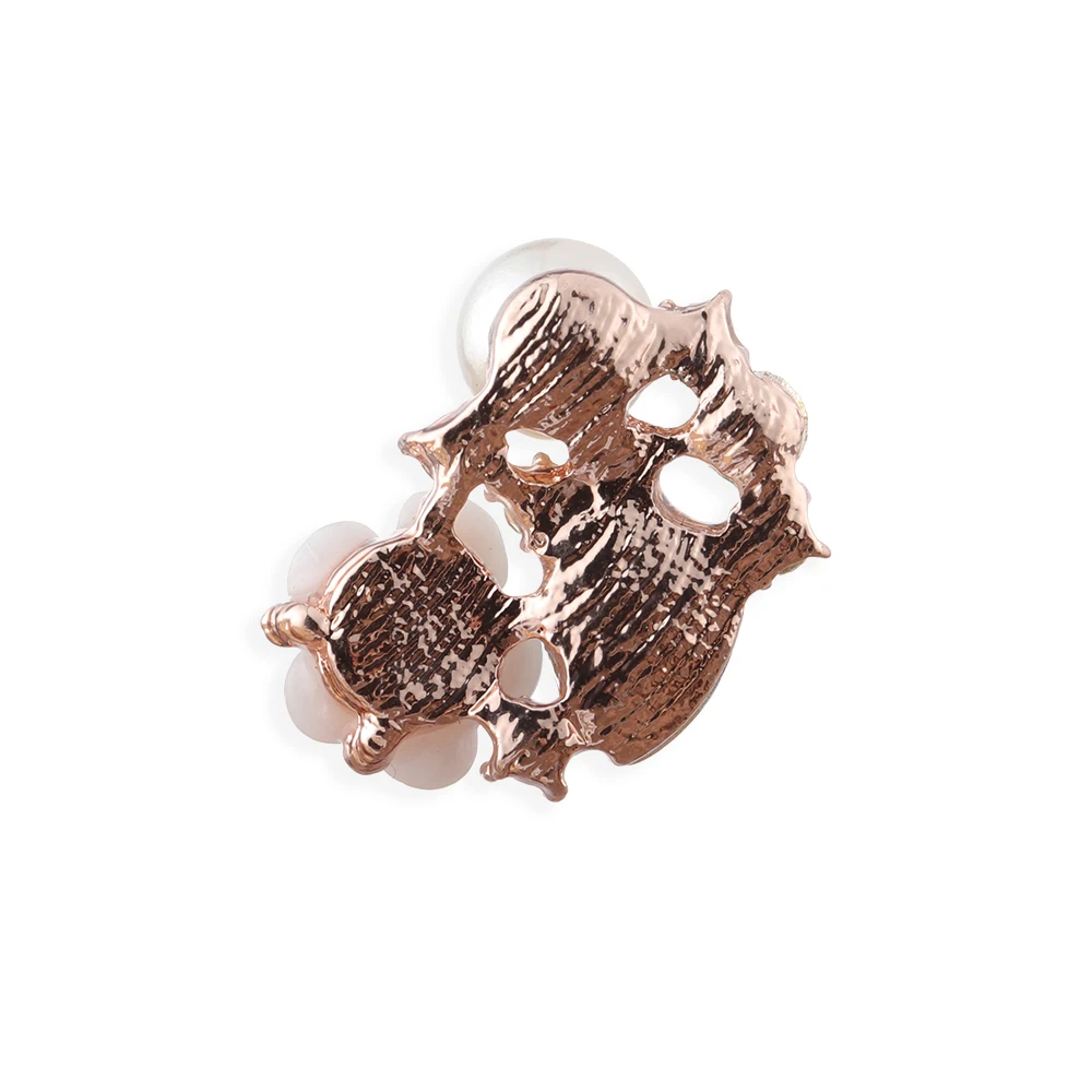 10 шт. Красивые Цветочные Стразы Кнопки плоское покрытие жемчужные декоративные