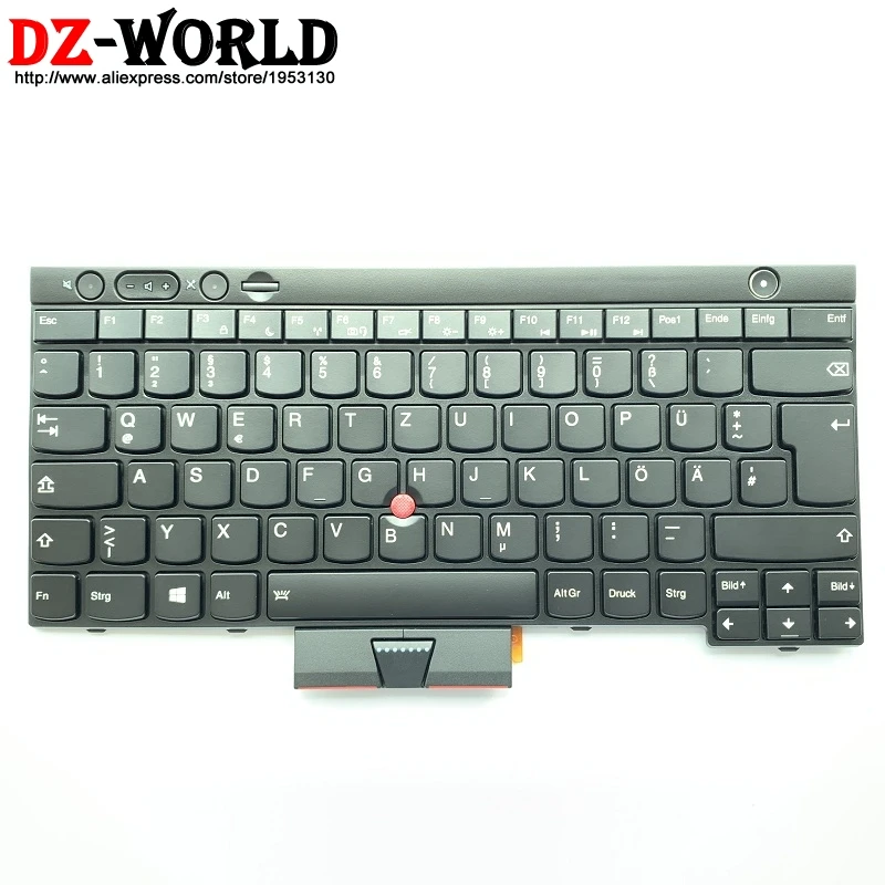 Немецкая клавиатура GR DE с подсветкой для планшета Thinkpad T430 T430i T430S X230 X230i T530 T530i W530