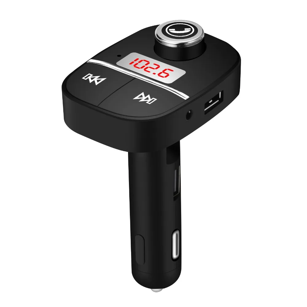 Fm передатчик Aux модулятор громкой связи Bluetooth автомобиль автомобильный комплект