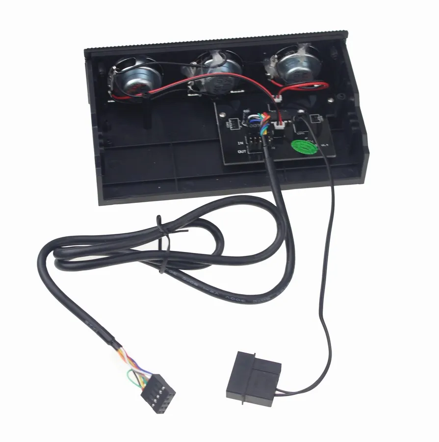 5.25 &quotстерео объемный Динамик PC спереди Панель чехол для ноутбука встроенный