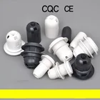 Держатель лампы E27 IWHD для самостоятельной сборки, Цоколь E27 E14, черный, белый, 110-220 В, аксессуар для освещения, Цоколь E27 Portalmapara