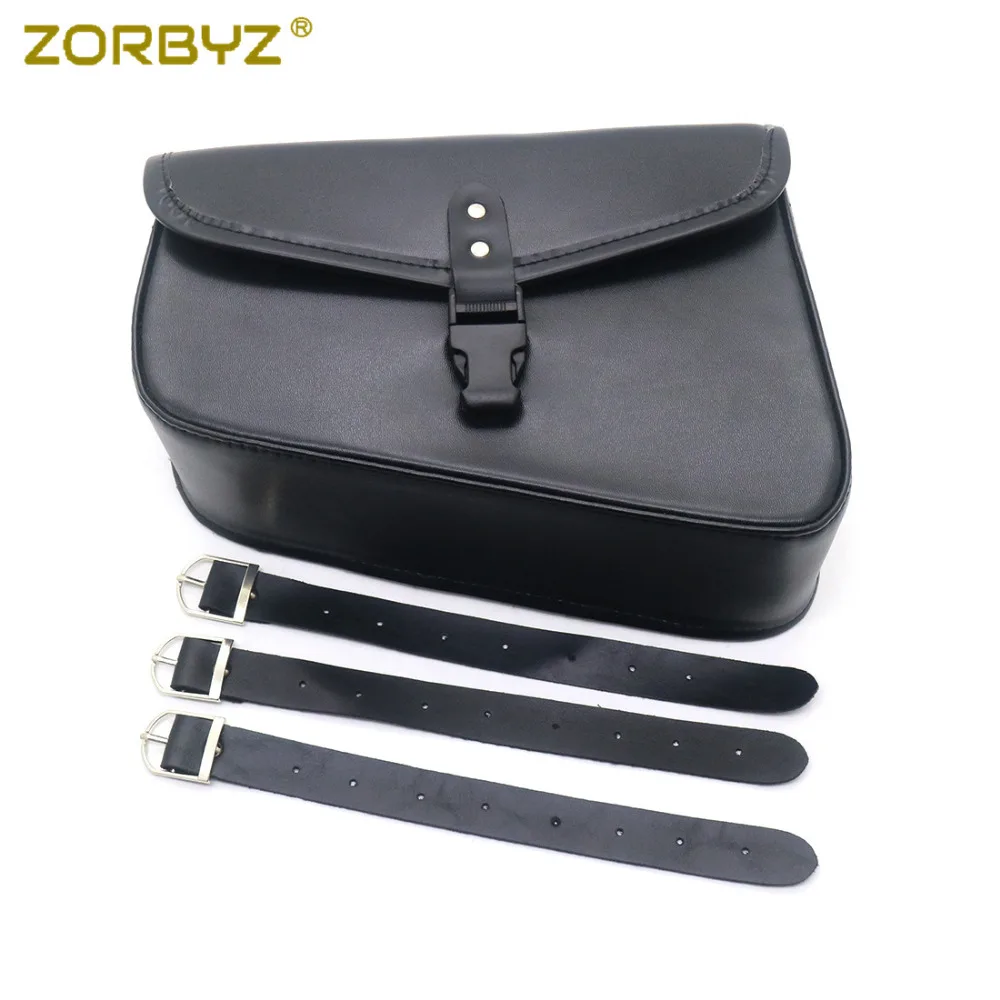 ZORBYZ новые черные левые Сумки из искусственной кожи седельные сумки Боковая Сумка