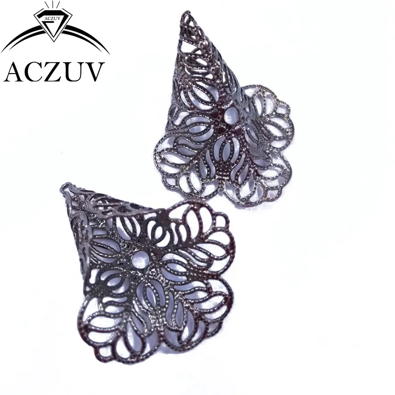 100 шт. серебро розовое золото бронза античный бронзовый родиевый покрытие 23x28 мм