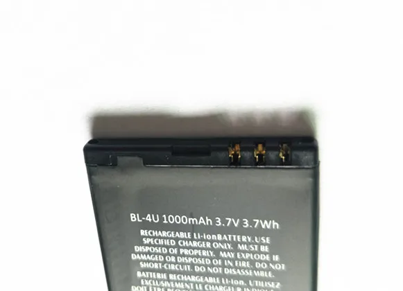 2019 BL 4U телефон Батарея для Nokia 206 515 5250 5330 XpressMusic 5730 C5 03 E66 Asha 300 500 8800 арте