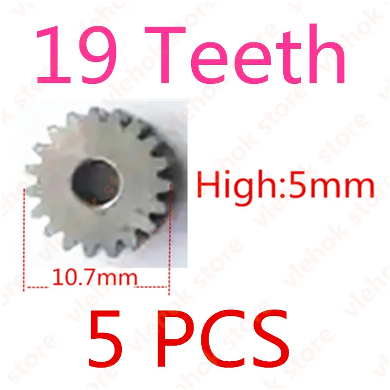 19Teeth 5PCS RS550 двигатель 9,6 в 10,8 в 12 В 14,4 В 16,8 в 18 в Замена для BOSCH DeWALT HITACHI MAKITA METABO Milwaukee Hilti Ryobi DEVON RS-550 - Цвет: 19Teeth 5PCS