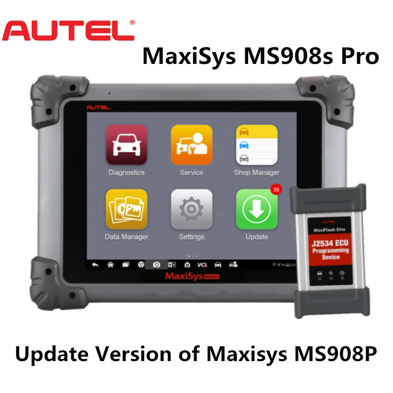 Autel MaxiSys MS908S Pro MS908SP Авто Диагностический Conding J2534 ECU программирование Обновление версии autel MaxiSys Pro MS908P MS908