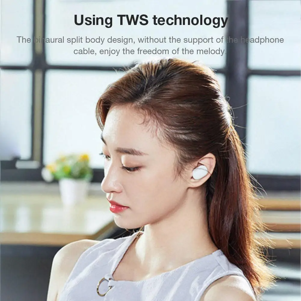 Универсальные bluetooth-наушники для Xiaomi Airdots Youth Version, Спортивная портативная гарнитура для AirDots Youth, белая гарнитура