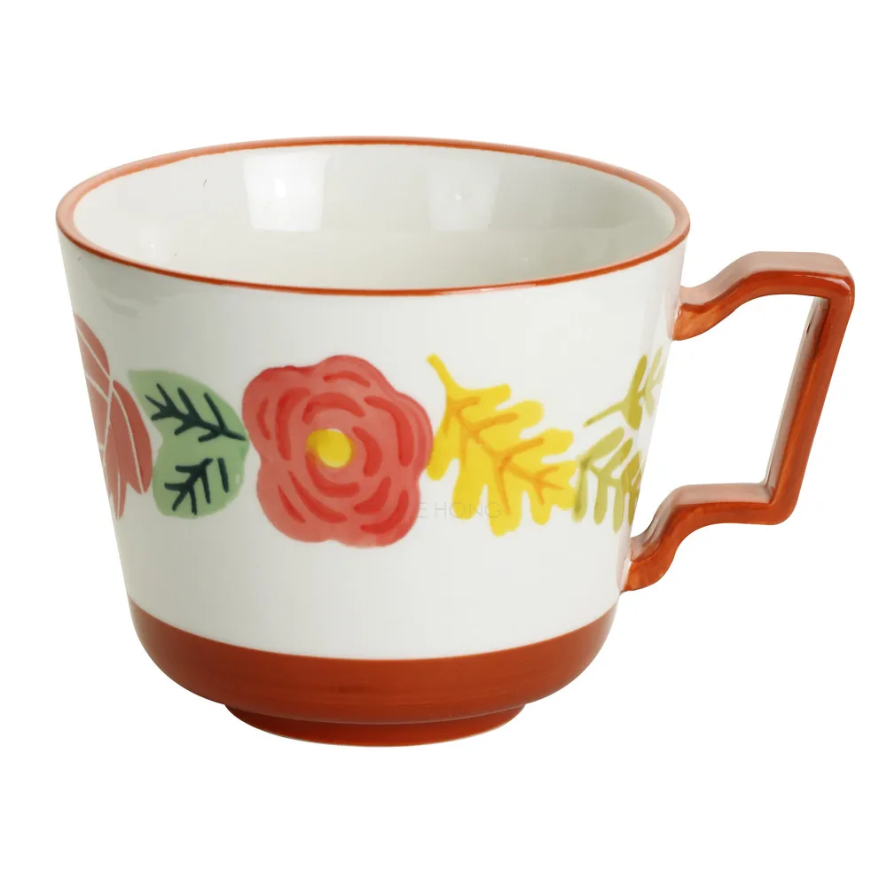 H.420ml cup -1 Чашки для завтрака, молочные кружки, чайные чашки, кофейные чашки, фарфоровый для эспрессо, кофейные кружки, чайные кружки - Цвет: H.420ml cup -1