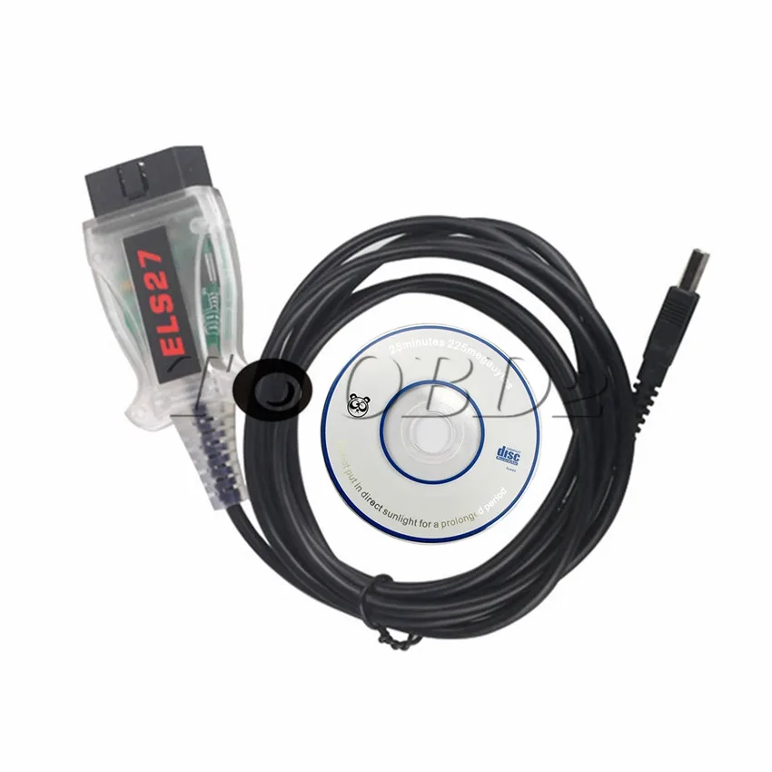 Новейший V2.3.8 OBD2 считыватель кодов ELS27 FORScan работает для Mazda/Lincoln/Mercury Green PCB FTDI чип+ PIC24HJ128GP лучше, чем ELM327