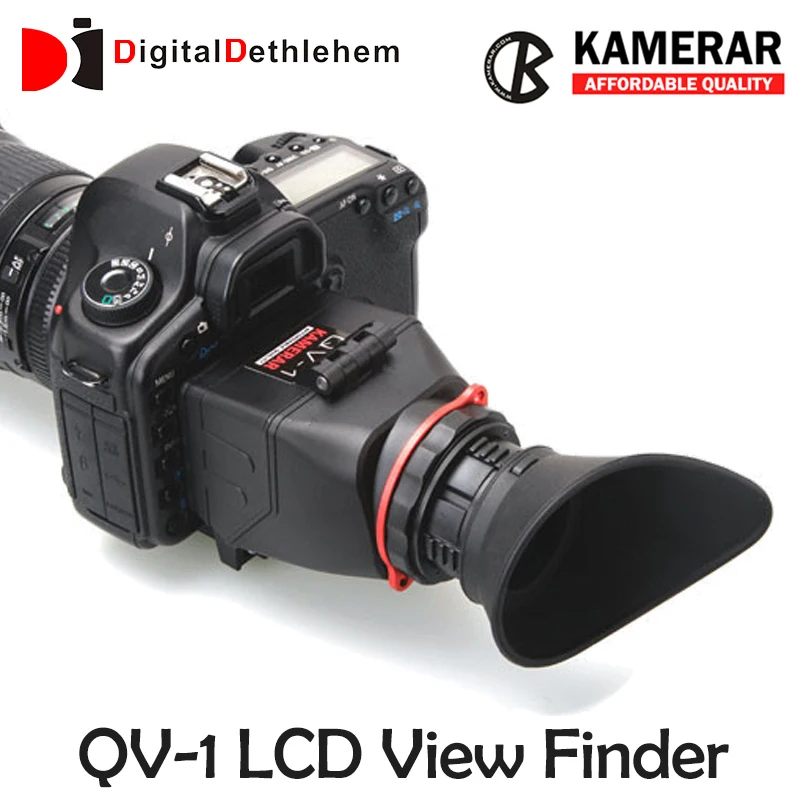 Аутентичный видоискатель р QV 1 LCD для камеры CANON 5D MarK III II 6D 7D 60D 70D NIKON D800 D800E D610 D600 d7200