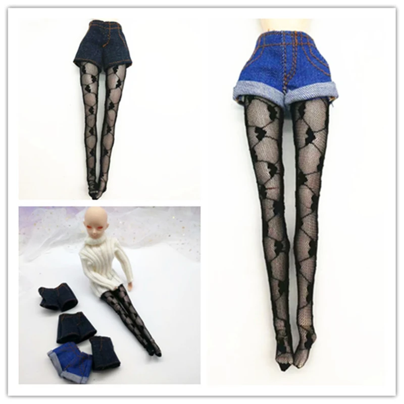 Новое поступление штаны Одежда для кукол Барби шелковые колготки джинсовые