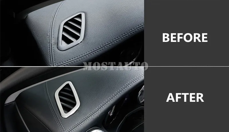 Накладка на вентиляционное отверстие для Benz GLA X156 нержавеющая сталь 2013-2019 2 шт. |