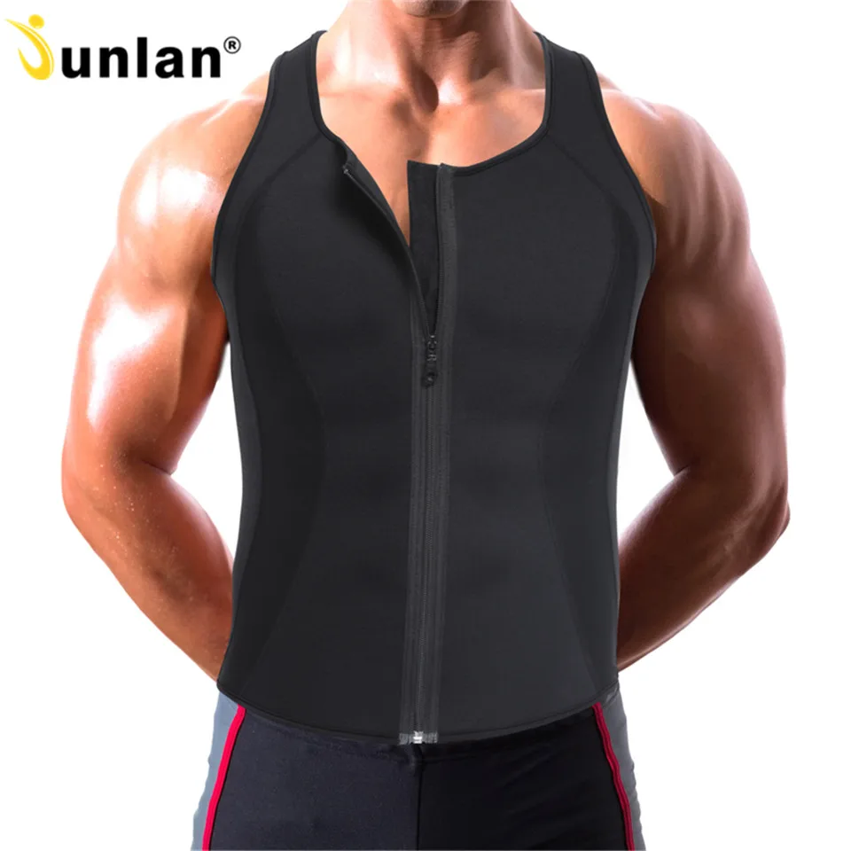 

Sweat Waist Trainer Shapewear for Mens Workout Vest Body Shaper Bodysuit Spandex Leotards Abdomen Lose Weight Slimming Corset