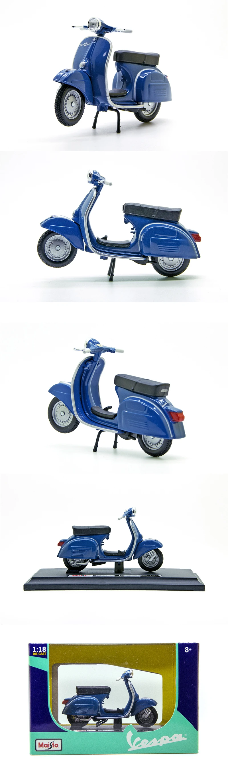 Maisto 1:18 Vespa piaggio 1969 150 SPRINT VELOCE мотоцикл модели модель велосипеда база Мотоцикл Модели Diecast детская игрушка для подарка коллекции