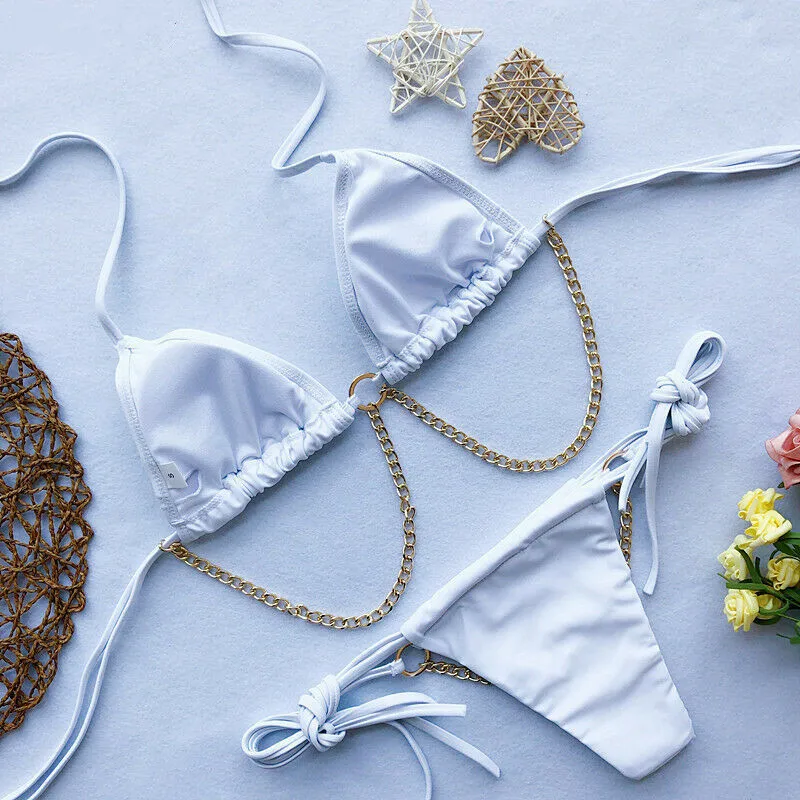 

Women Push Up Bikini Set Sexy Beachwear Padded Bra Swimwear Bandage Separate Female Swimsuit Bathing Suit Women's Swimming Suit