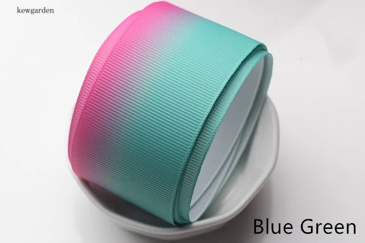 Kewgarden 38 mm 3.8 cm Gradient Color Grosgrain Ribbons Handmade Tape DIY Bowknot Accessories Satin Riband 8m/lot | Дом и сад