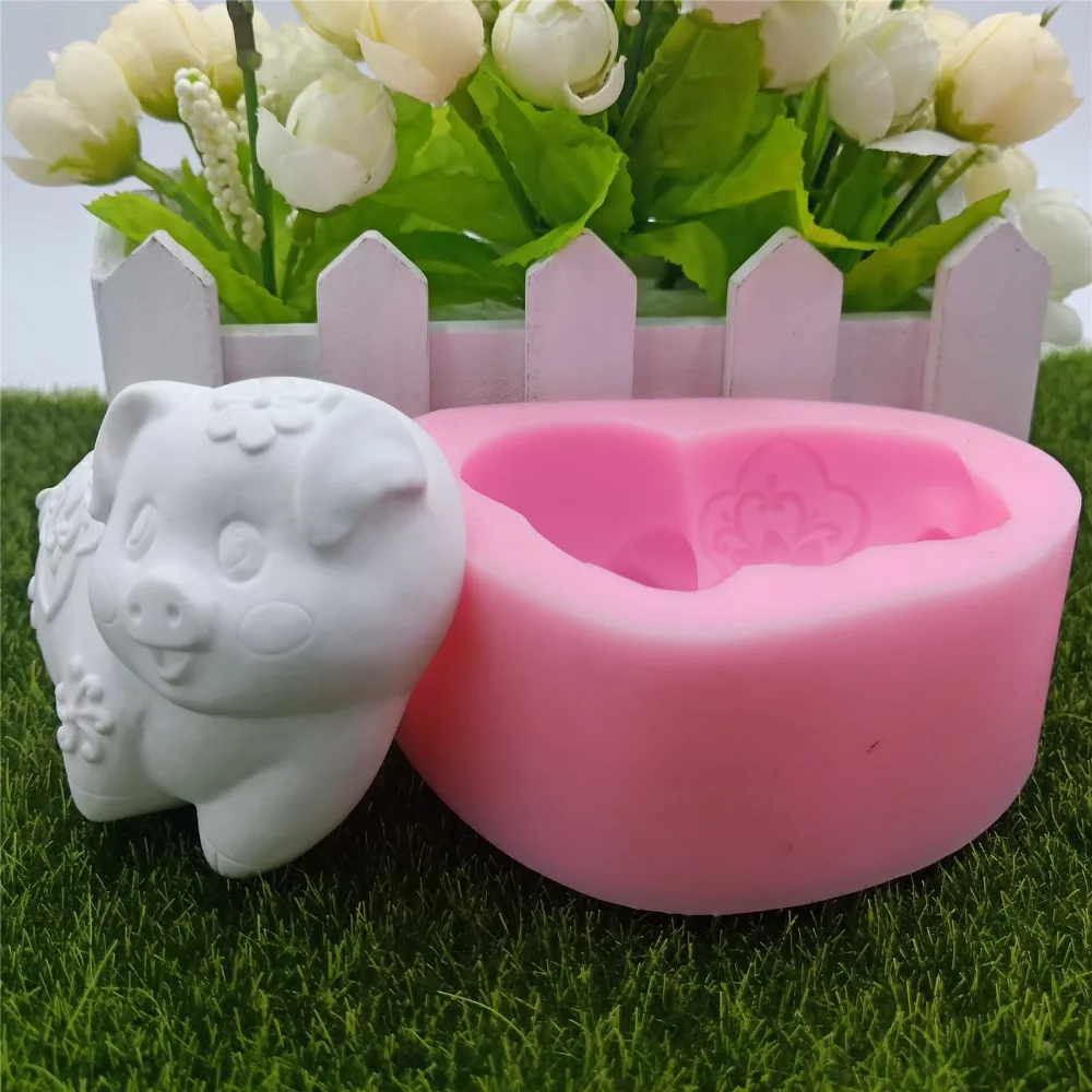 3D силиконовая форма для мыла в форме свиньи ручной работы изготовления мыла|soap