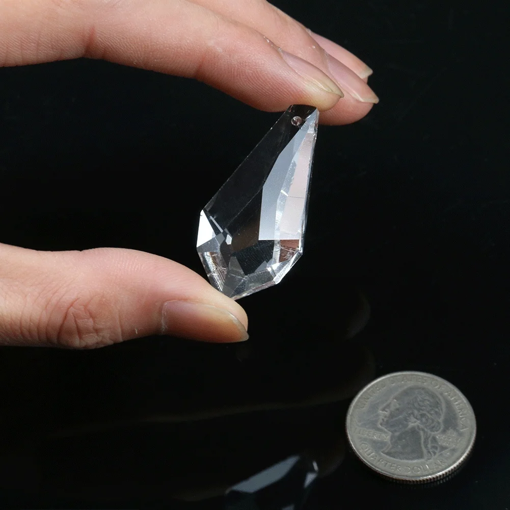 5 шт. стеклянная люстра в форме стрелы прозрачная подвесная граненая призма Ловец