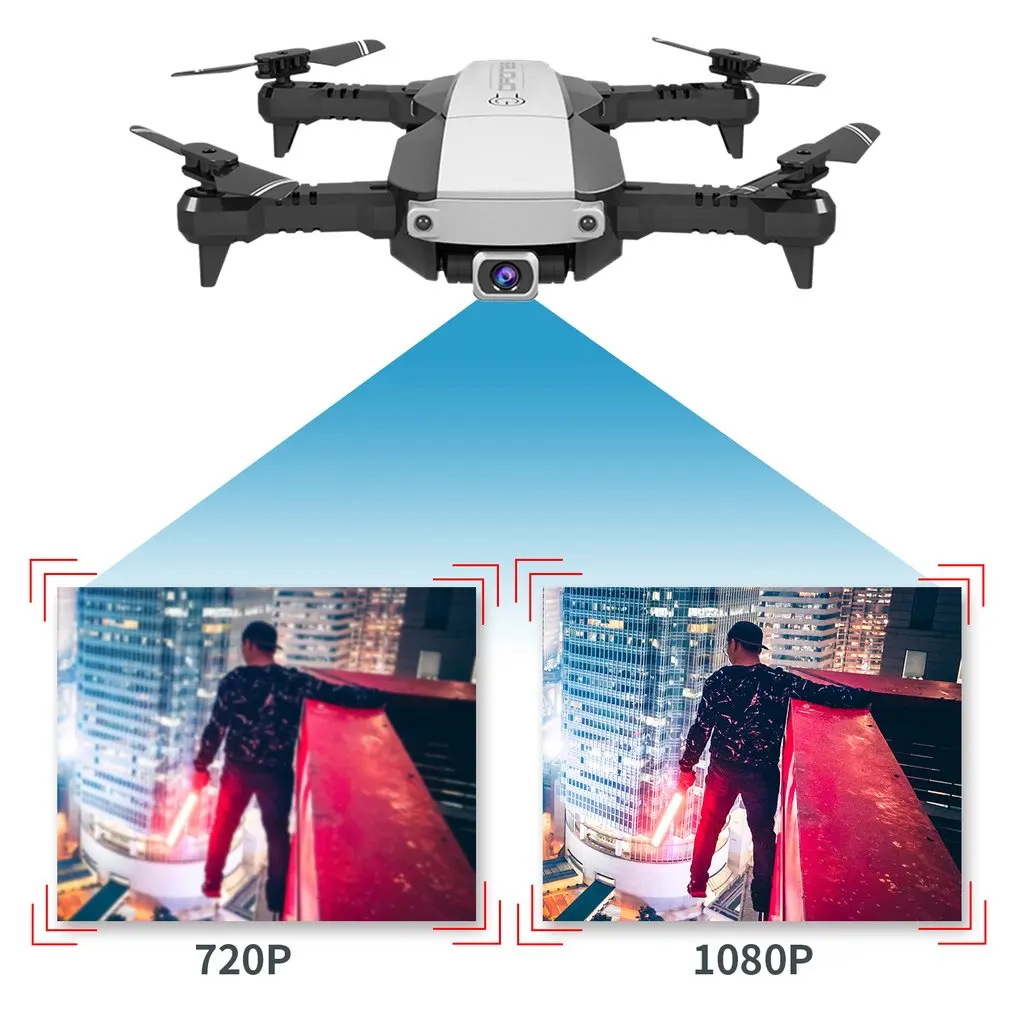 Квадрокоптер с HD 1080P/4K камерой Дрон GPS 2 4G Wi-Fi FPV Радиоуправляемый игрушка в виде