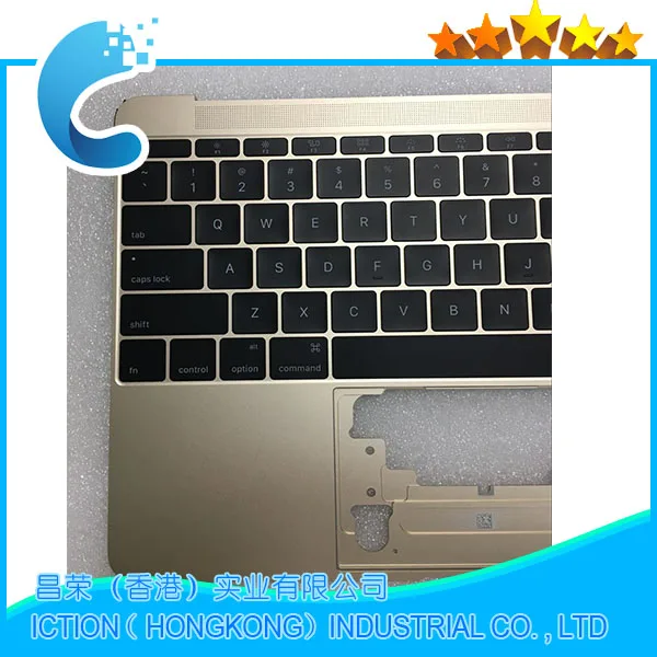 Оригинальный чехол 2015 для Macbook Pro Retina 12 дюймов A1534 с клавиатурой из США верхний