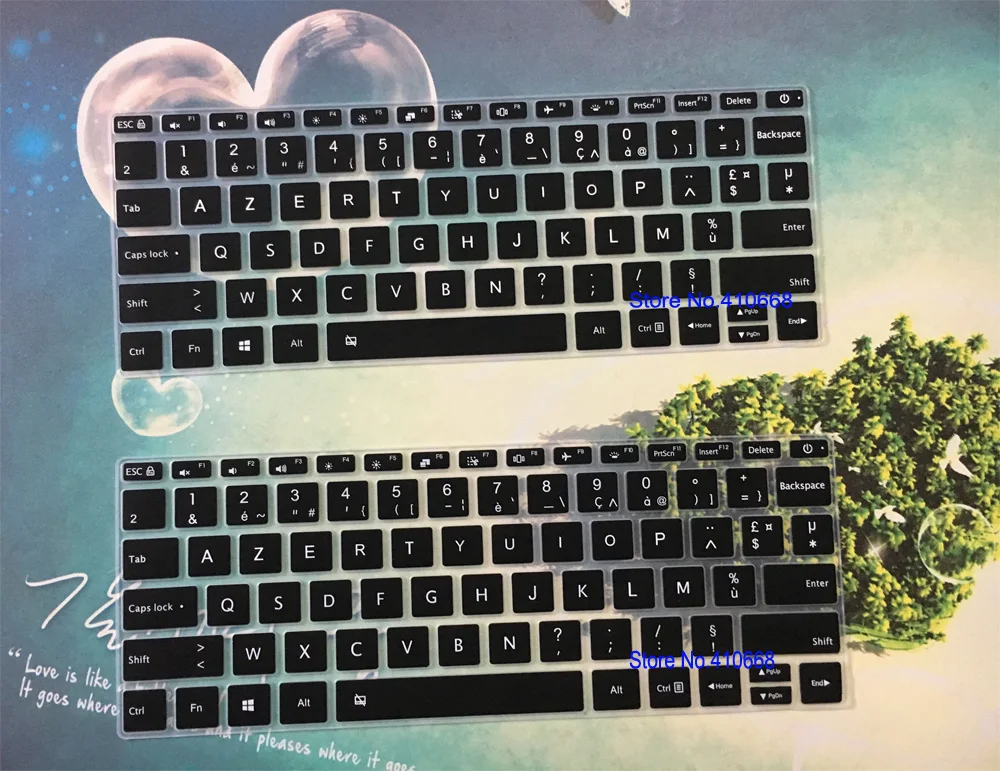 Французский ноутбук с клавиатурой AZERTY чехол для клавиатуры протектор Xiaomi Mi Notebook