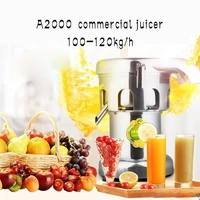 homecommercial orange juicer electric fruit juicer machine extractor stainless steel fruit press juice squeezer a2000