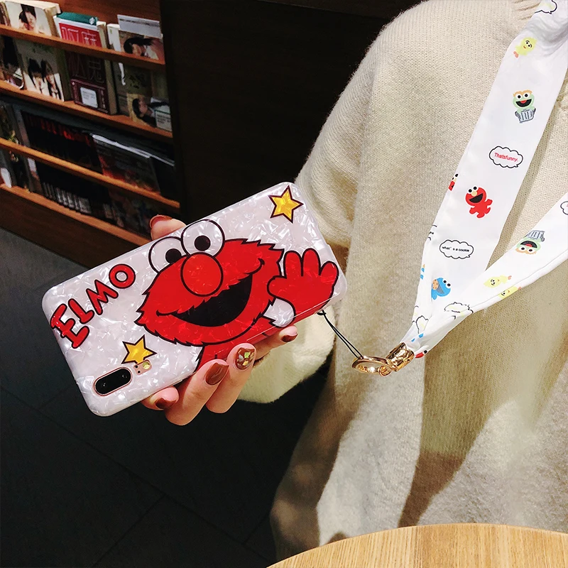 YHBBCASES мультяшный милый чехол для телефона с изображением печенья Elmo huawei P20 Pro P10 Plus