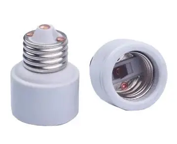 

(SPL-104-L4)ceramics porcelian fireproof plastic E26 E27 medium base lampholder extender base E26 to E26 adapter 277V(SEMP-0904)