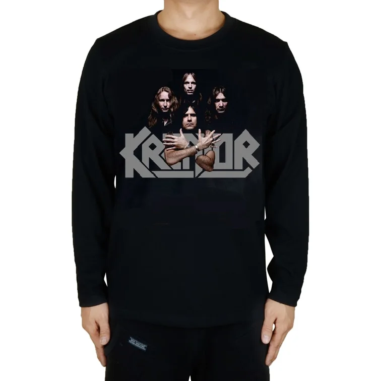 14 вариантов Kreator в роковом стиле 3D мозг череп рубашка фитнес тяжелый рок heavy Metal хлопковая футболка с длинным рукавом в стиле «панк», футболка