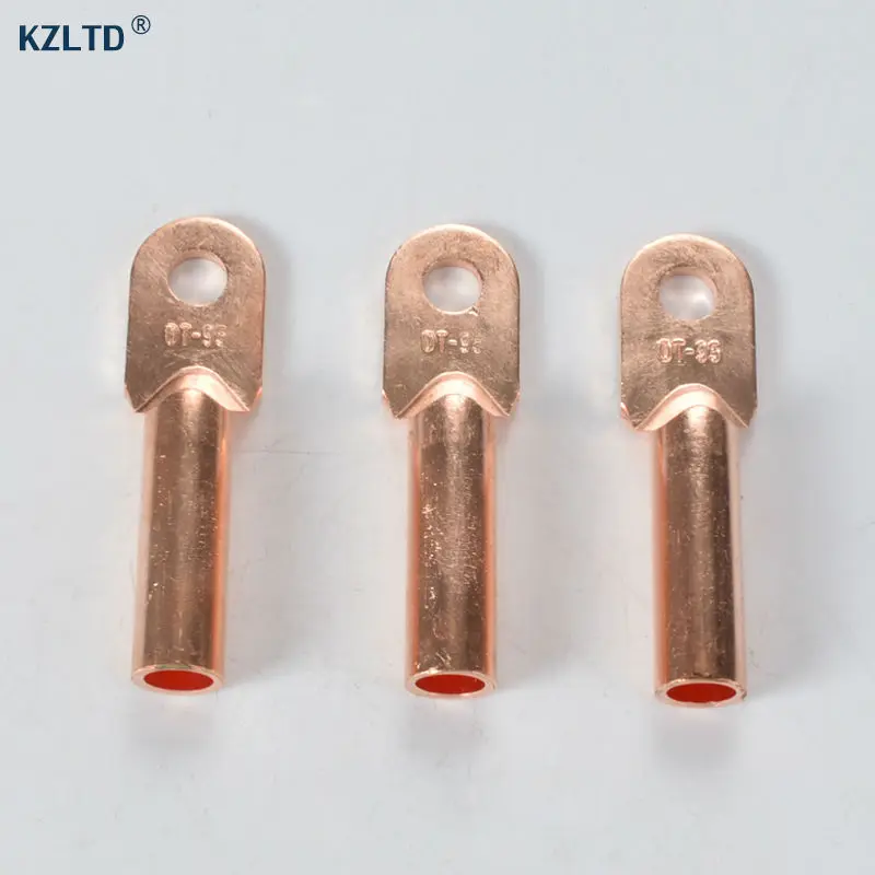 Медные трубчатые Кабельные Клеммы 5 шт./лот зажим для аккумулятора конец кольца 95
