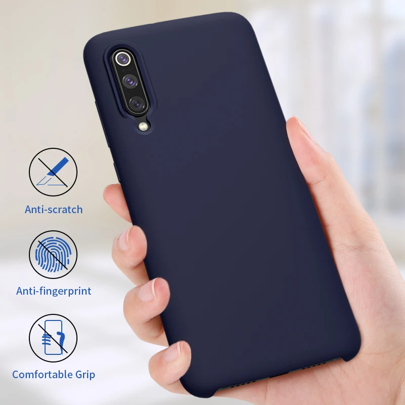 Чехол Nillkin для xiaomi mi 9 жидкий силиконовый Гладкий защитный чехол mi9 Mi Исследуйте
