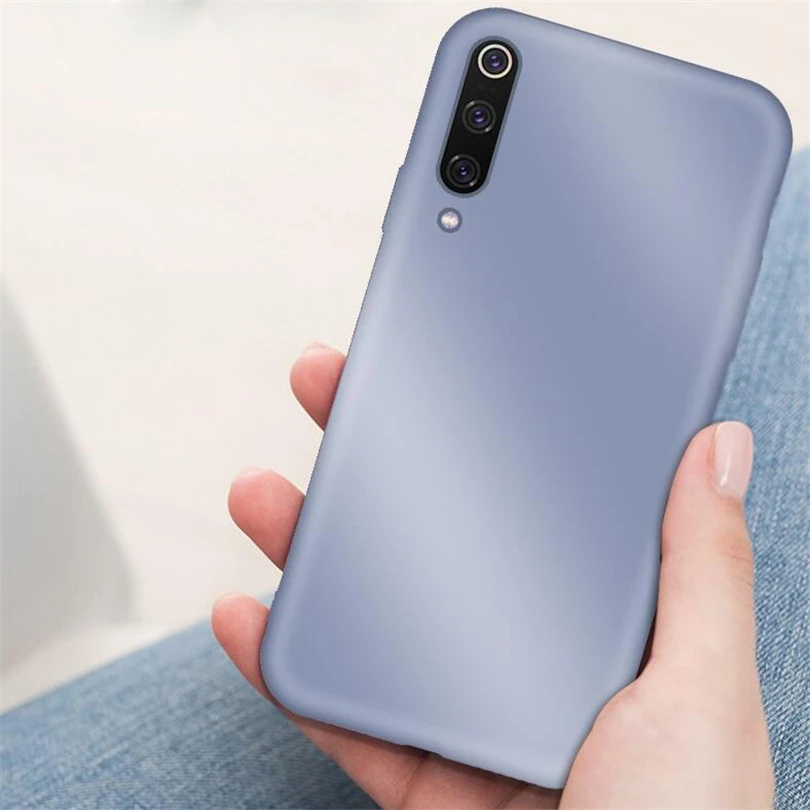 Lightweight Case For Xiaomi Mi 9SE 8SE A1 A2 9 8 Liquid Soft Silicone TPU Shockproof Cover Lite Mix 2 3 2S |