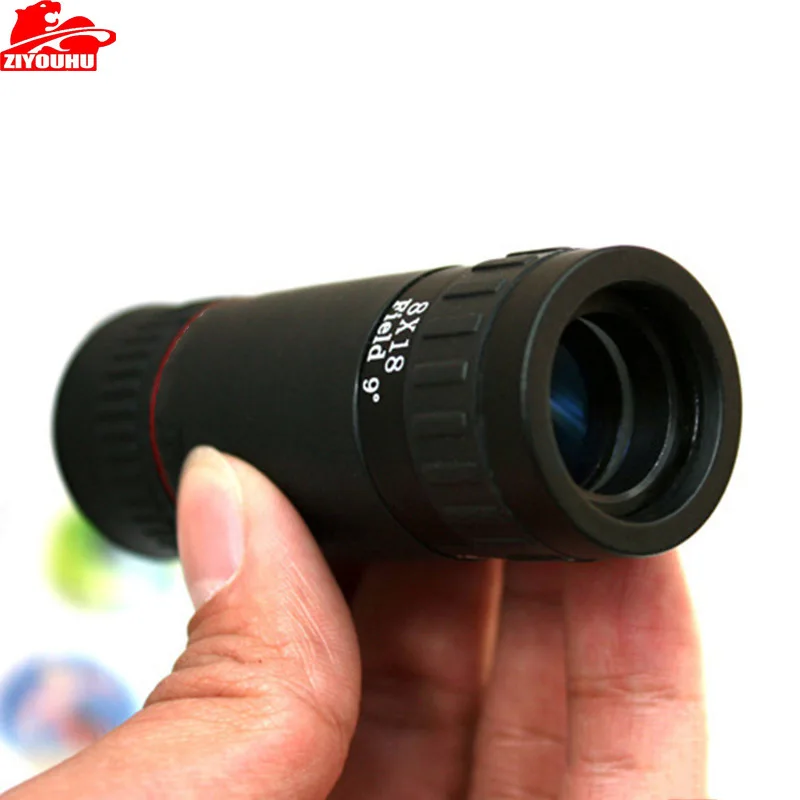 ZIYOUHU 8x18 анти-пип Монокуляр professional двойной Фокус телескоп 8X18 Карманный spyglass