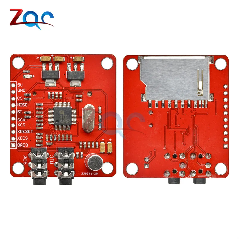 VS1053 VS1053B MP3 Module For Arduino Breakout Board With SD Card Slot Ogg Real-time Recording | Инструменты