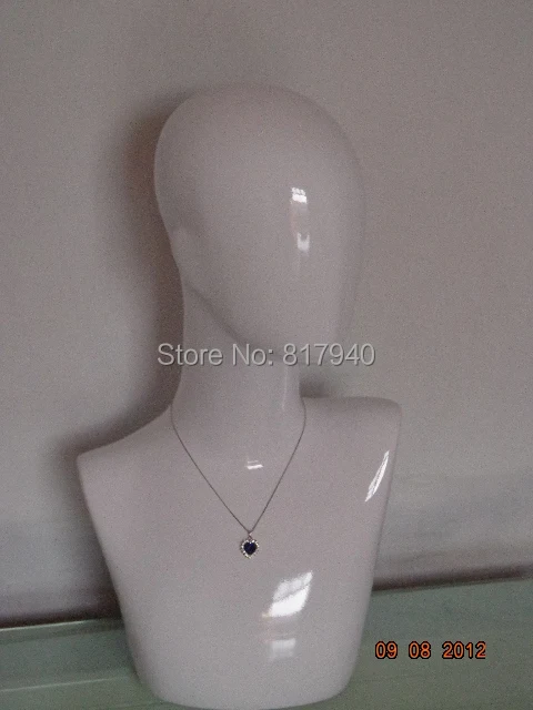 Высококачественная искусственная белая голова бюст манекен для фото головных