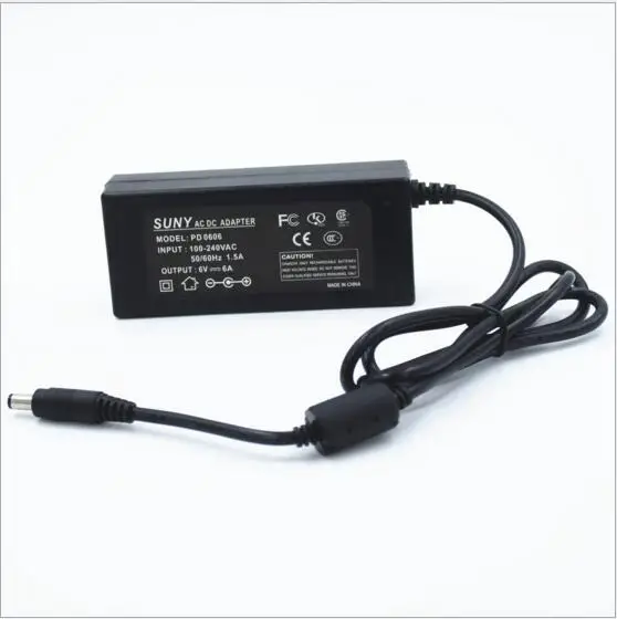 Бесплатная доставка 6 V A адаптер питания для переключения AC/DCcharger CE/FCC