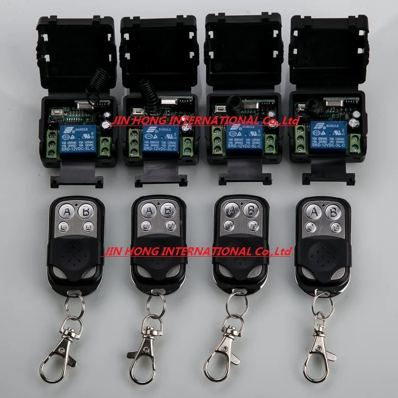 Беспроводной переключатель системы дистанционного управления 12 В 1CH 4