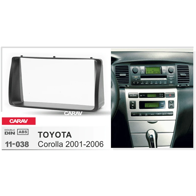 CARAV 11 038 высшее качество радиоприемник для TOYOTA Corolla 2001 2006 стерео Fascia Dash CD
