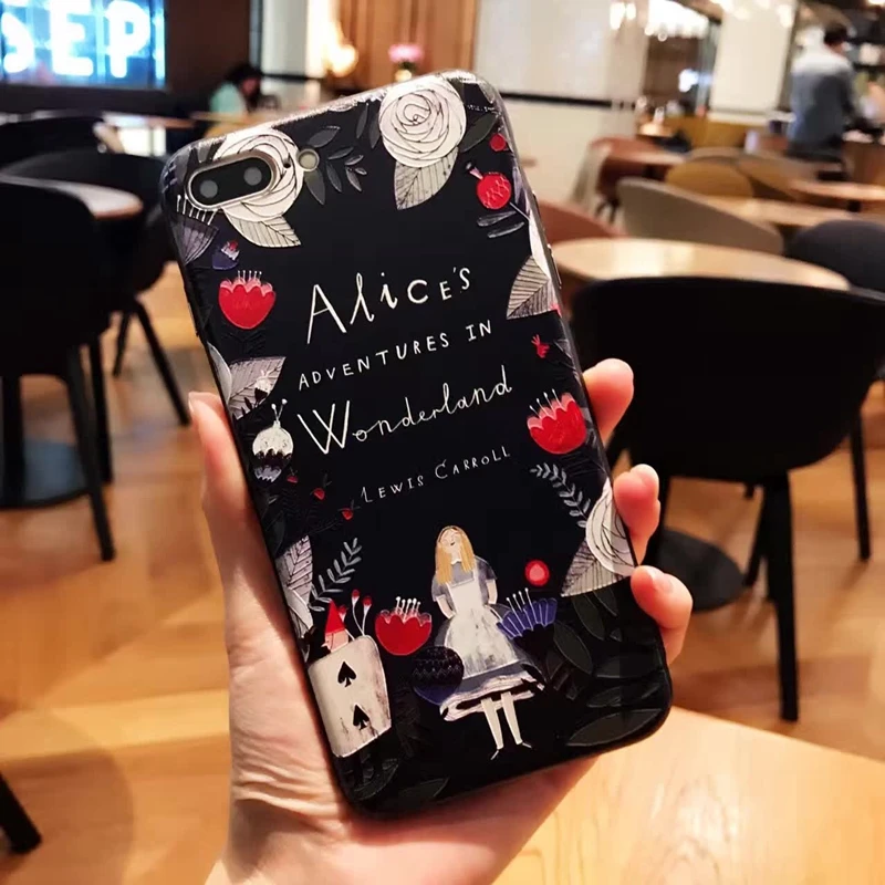 Kerzzil 3D рельефный мультяшный чехол для iPhone 7 6 8 Plus милый будильник Мечта принцессы X