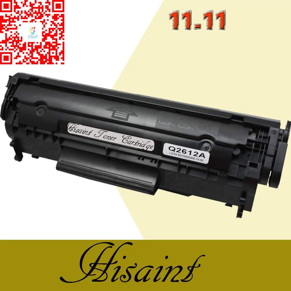 Лидер продаж картридж с тонером Q2612A для HP LaserJet 1010 1012 1015 1018 1020 1022 3010 3015 3020 3030 30503052 2500