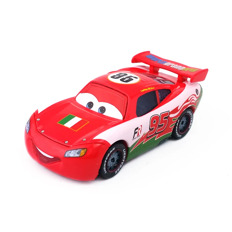 Disney Pixar Cars No.95 Молния Маккуин Италия узор 1:55 литья под давлением металлическая