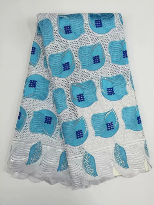 HY168 free shipping embroidery cotton lace fabric Wonderful African 100%cotton Swiss voile | Дом и сад