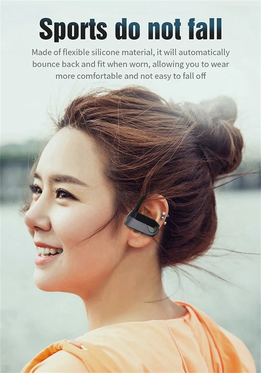 Handfree Bluetooth Earphone 4.0 Headset Sports Noise Control Business Wireless With Mic for Driver Sport Z522 | Электроника