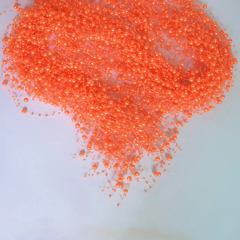 Милый DIY белый Высокое качество рыболовная леска цепочка с жемчужными бусинами