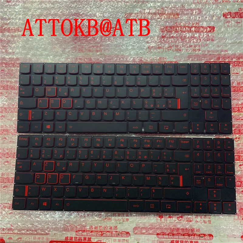 Новинка для Lenovo Legion Y520 Y520-15IKB Y720 Y720-15IKB R720 R720-15IKB ноутбук IT/FR Клавиатура с подсветкой