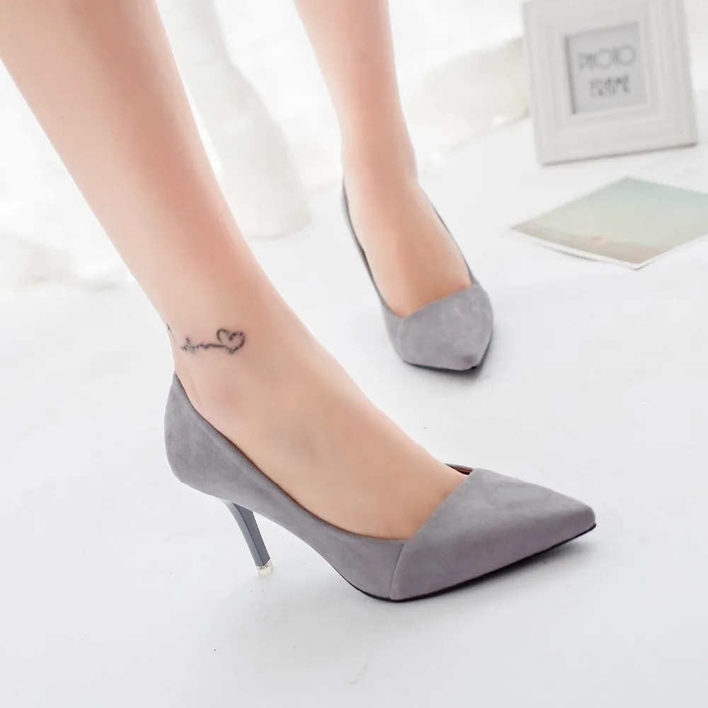 2017 г. Новая модная летняя женская обувь на высоком каблуке с острым носком | Обувь