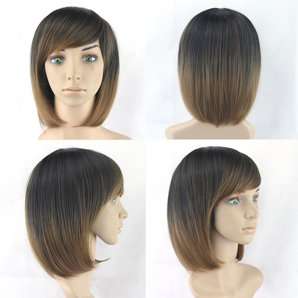 Короткие Бобо парики женские волосы косплей синтетические Жаропрочные парик