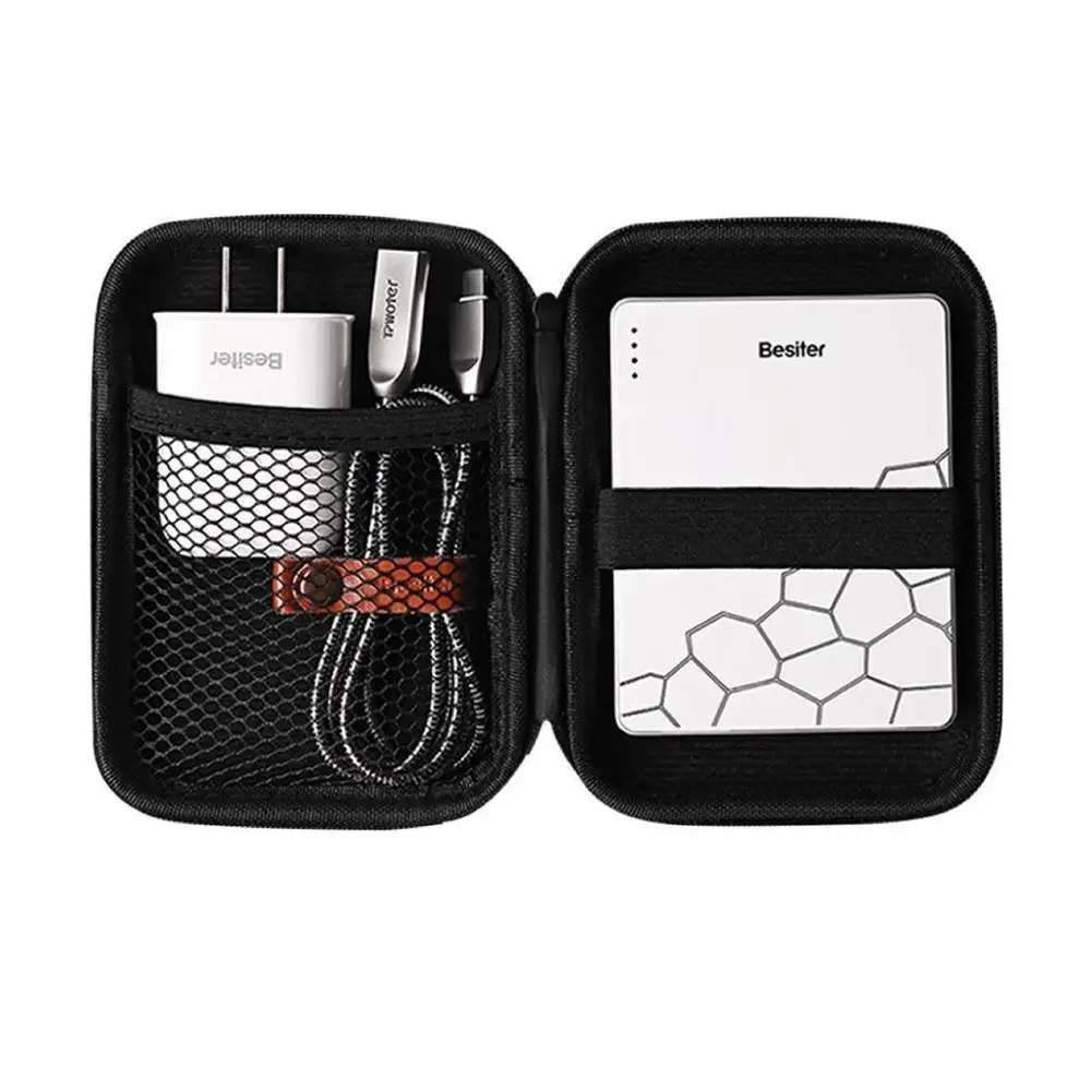 white set Besiter 10000 мАч Quick Charge power Bank Аккумулятор портативный маленький Poverbank Pawer Bank поставка внешний аккумулятор Poverbank для Xiaomi - Цвет: white set
