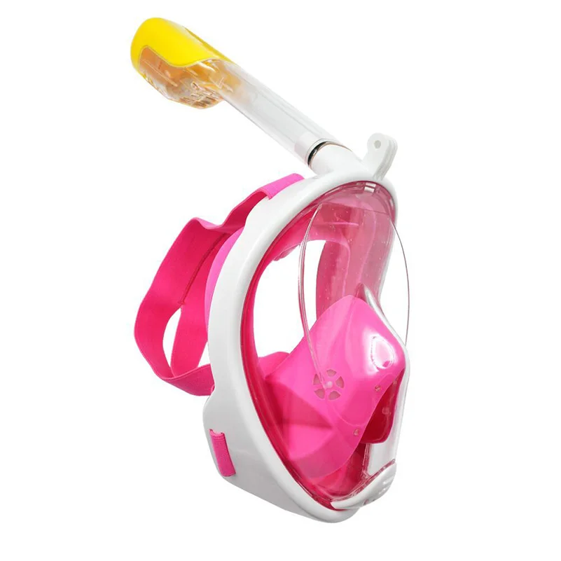 2018 Full dry Diving Mask Underwater Scuba Anti Fog Face Snorkeling Set waterproof Respiratory masks Dive Equipment | Спорт и